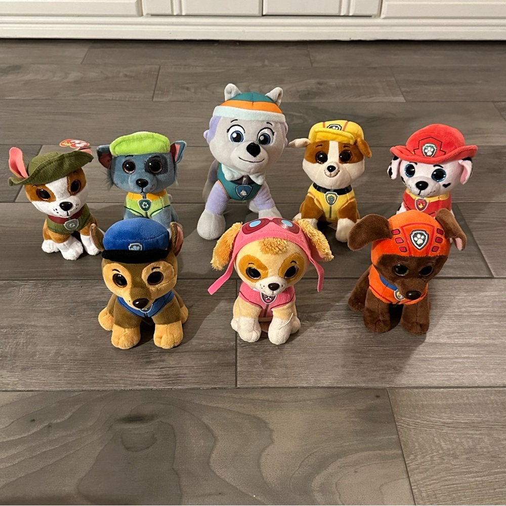 Paw patrol plush toys collection